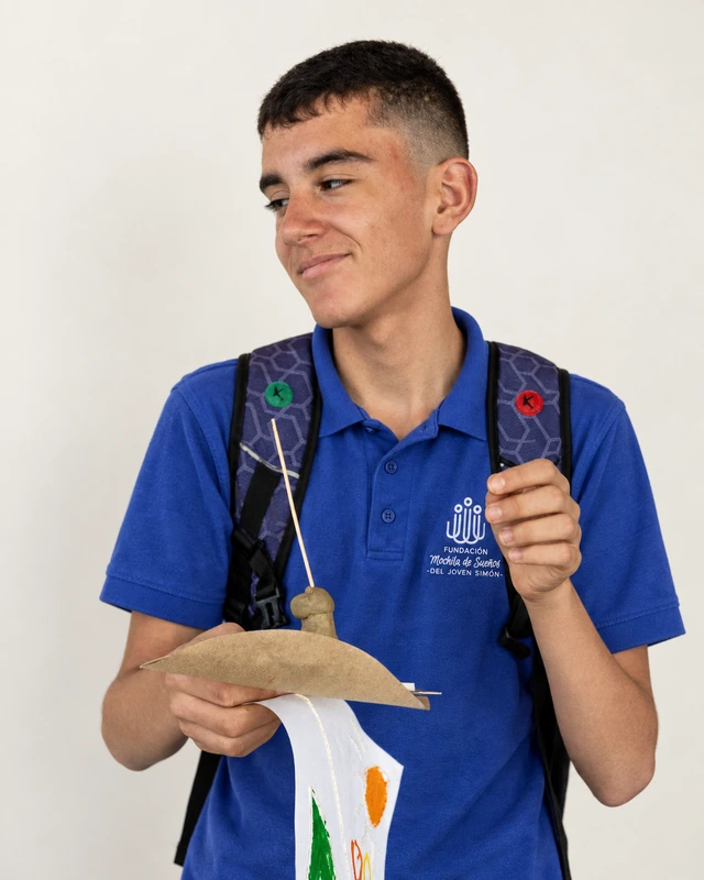 Participante ACAR con su proyecto